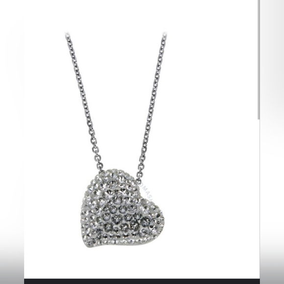 Swarvoski Clear Heart Pendant Necklace - Picture 8 of 9